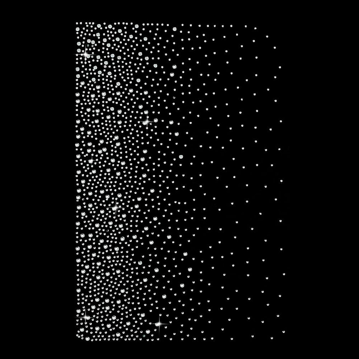 Rhinestone Transfer Patches - Gelaagd Design - 263x178mm