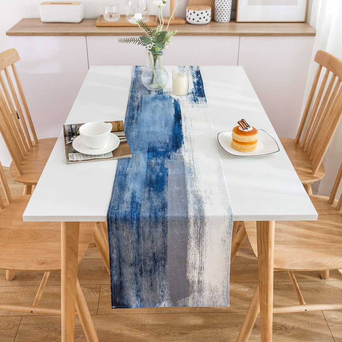 Linnen Tafelloper Rechthoekig 40x140cm Modern Rustiek Woonkamer Decoratie