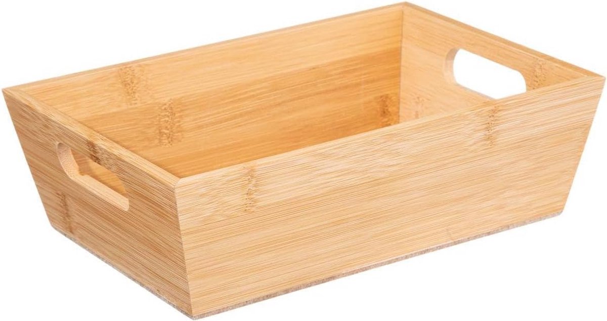 Ronde Bamboe Broodmand voor Tafel - Serveerschaal 23x16 cm