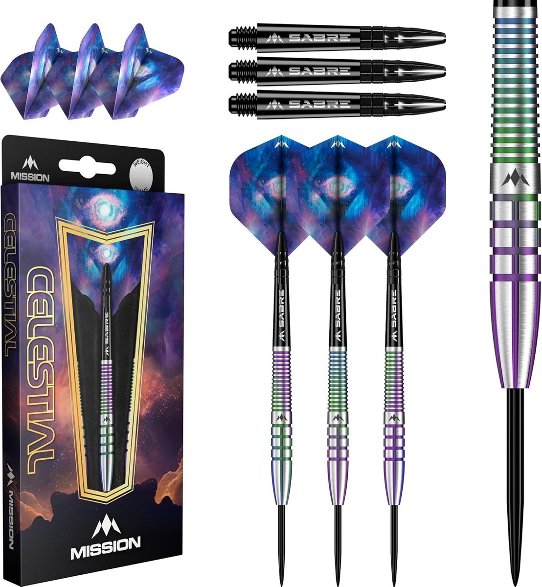 Tungsten Pijltjes Set Hoge Precisie - Diverse Gewichten