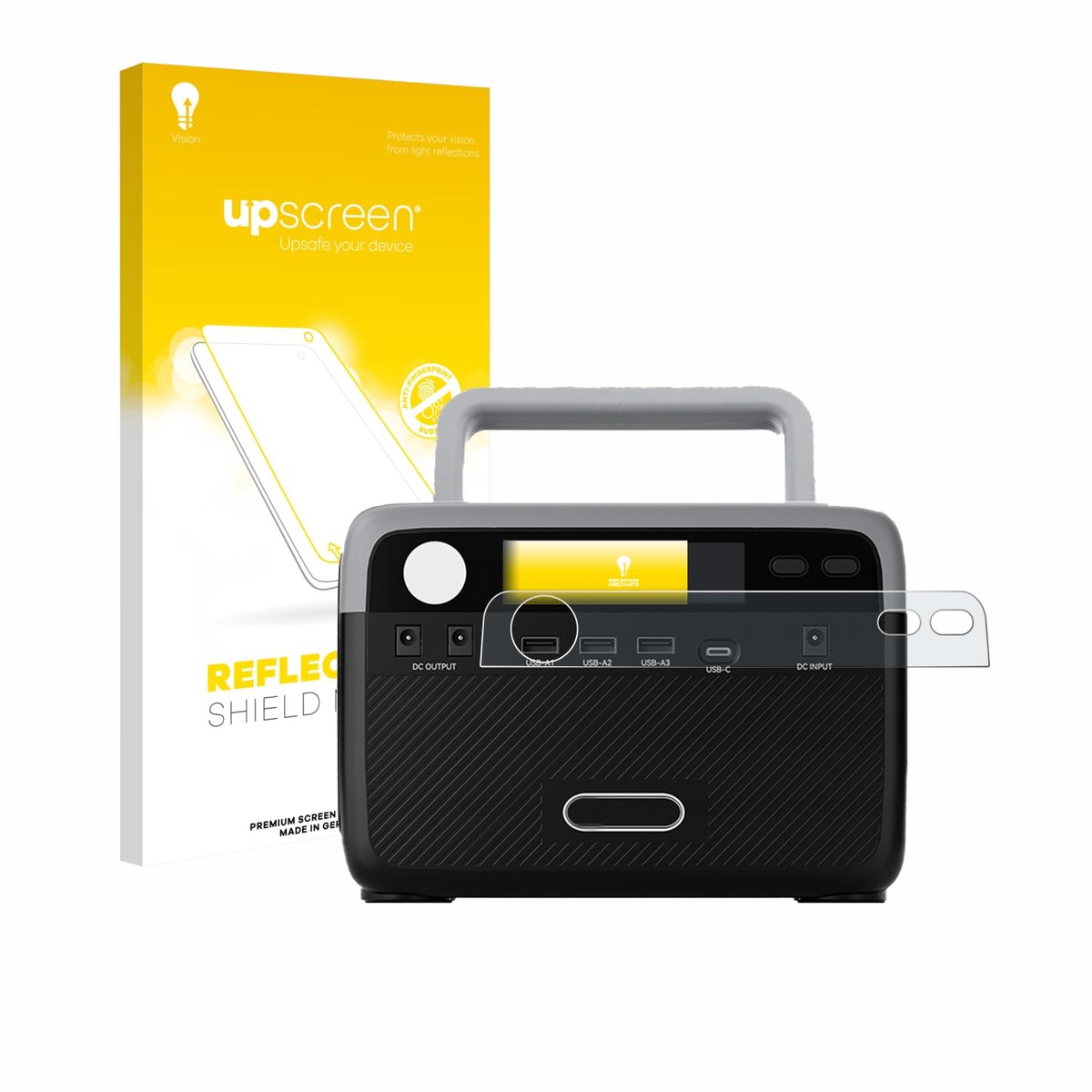 upscreen - Screenprotector voor Flashfish BP030B - Folie Beschermfolie anti glare matte