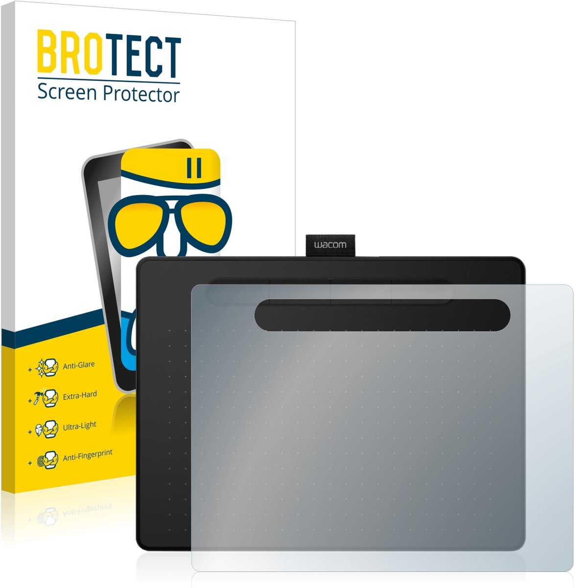 BROTECT - Screenprotector voor Wacom Intuos M - Folie Beschermfolie Beschermglas matte
