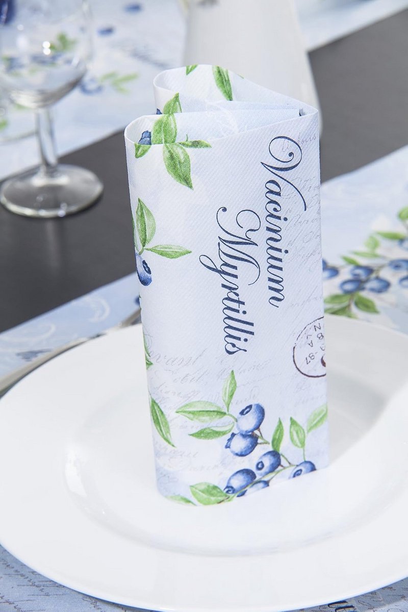 Airlaid Tafelloper Rol 40 cm x 24 m - Stijlvol Wegwerpservies voor Feestjes en Horeca