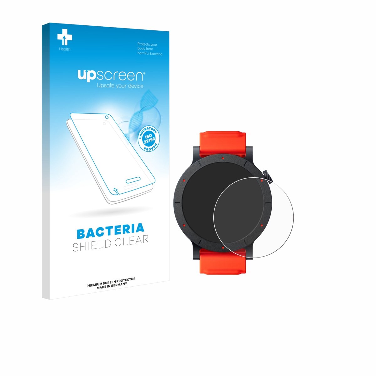 upscreen - Screenprotector voor Nothing CMF Watch 3 Pro - Folie Beschermfolie transparant antibacterieel