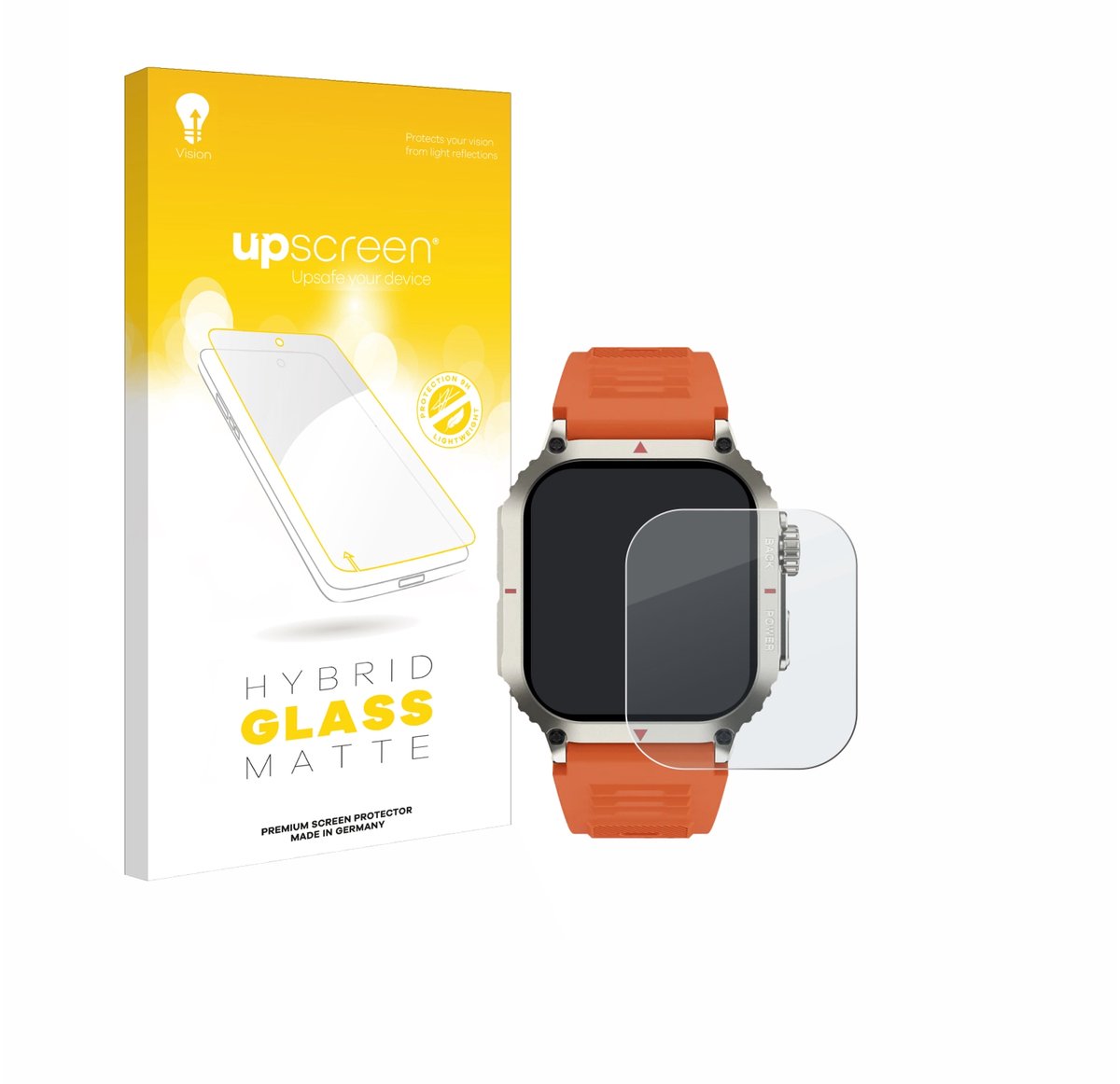 upscreen - Screenprotector voor Stahlgear Titan - Folie Beschermfolie Beschermglas matte