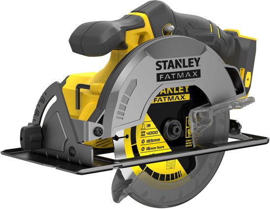 STANLEY FATMAX V20 18V Cirkelzaag 165mm (zonder accu en lader) SFMCS500B-XJ