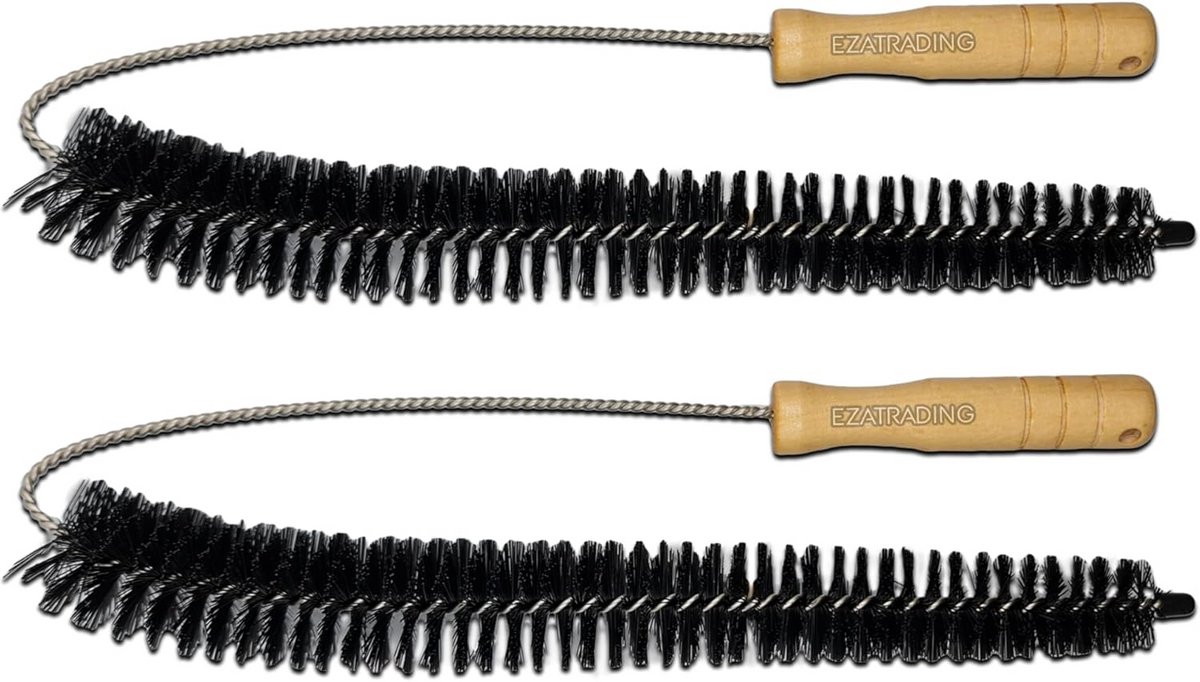 Reinigingsborstel voor pluisfilter, radiator, afvoer en koelkast 61 cm - 2 stuks