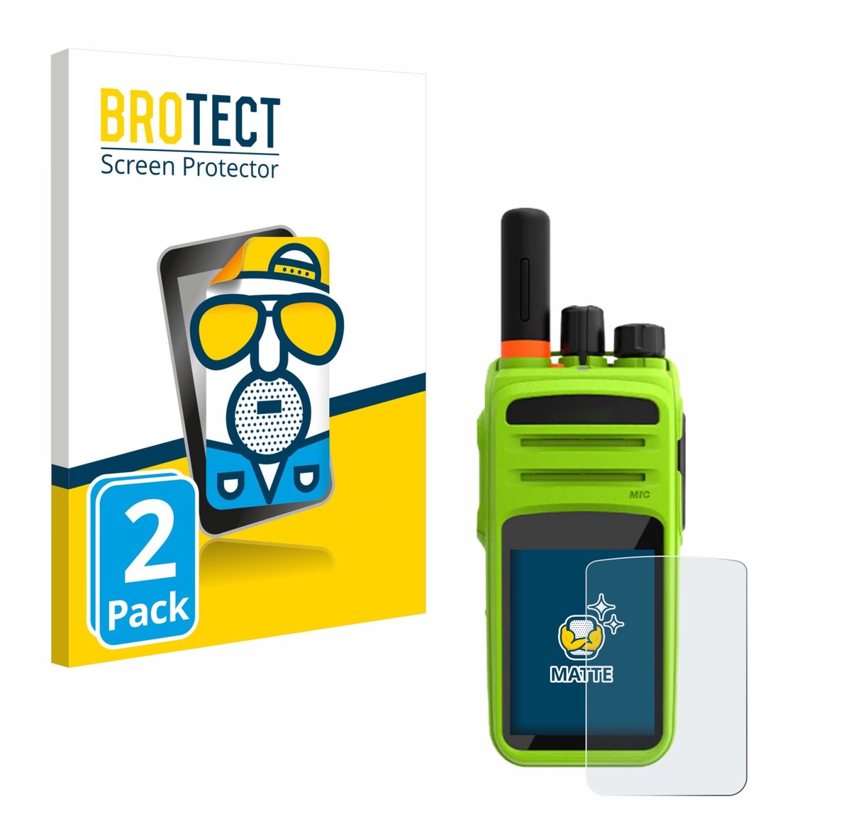 BROTECT - Screenprotector voor Talkpod N58 Plus - Folie Beschermfolie matte 2 Stuks