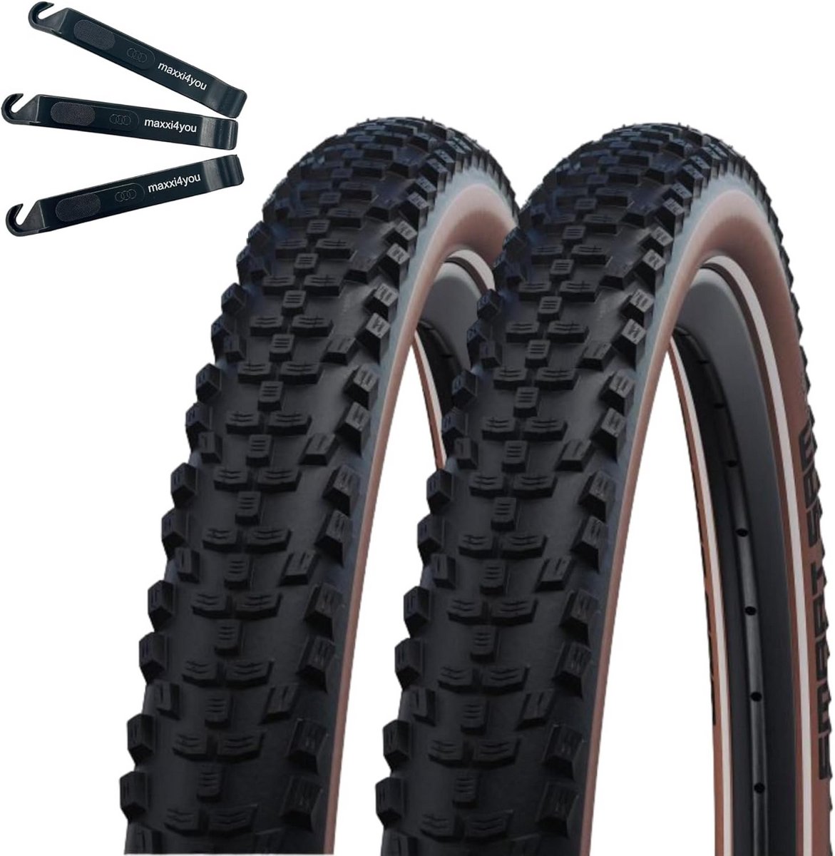2x Allround Fietsbanden 29 x 2.25 inch met Reflecterende Band