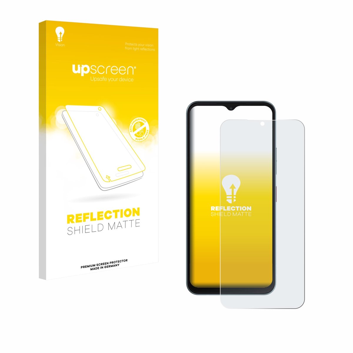 upscreen - Screenprotector voor Telekom T Phone 3 - Folie Beschermfolie anti glare matte