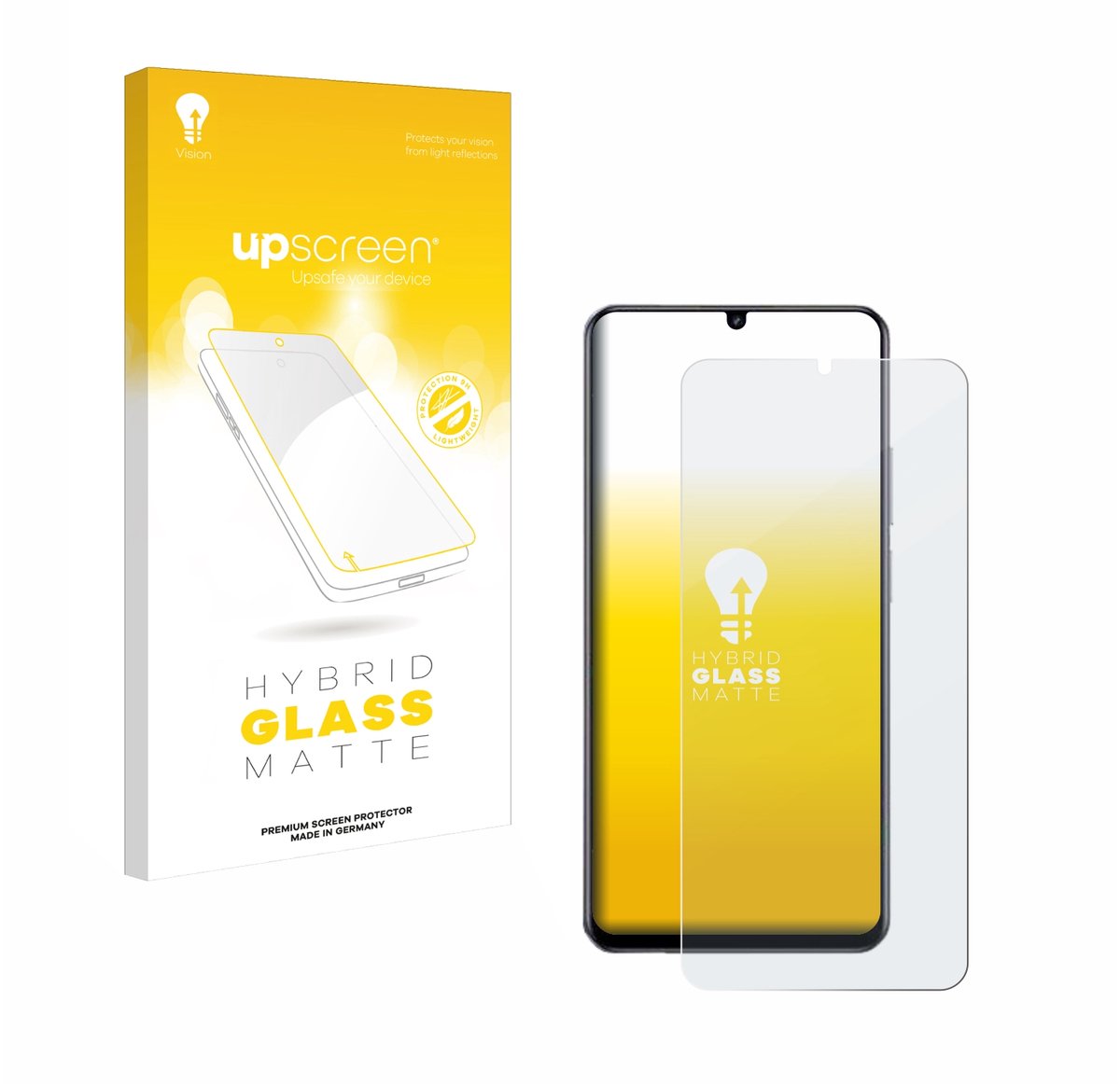 upscreen - Screenprotector voor realme Note 70T - Folie Beschermfolie Beschermglas matte
