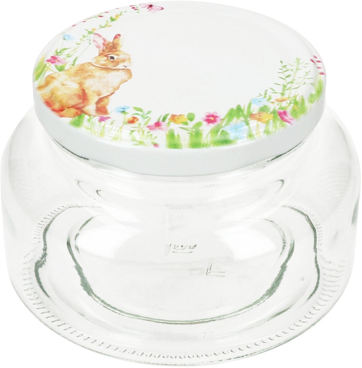6-delige set yoghurtglas 435ml TO 82 Osterfreude deksel incl. receptenboekje