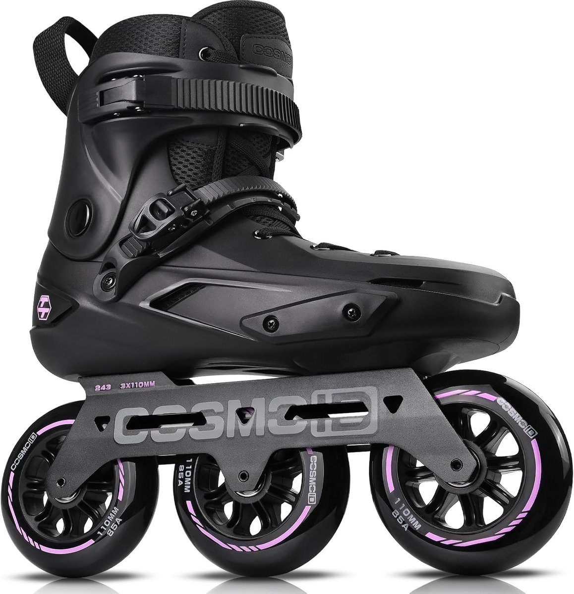 High Performance Inline Skates met 3 wielen en Metalen Frame voor Dames en Heren