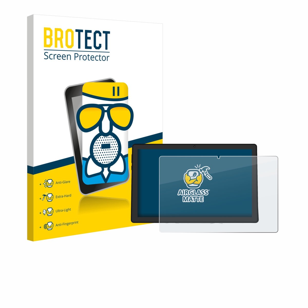 BROTECT - Screenprotector voor Whitedeer A10PRO - Folie Beschermfolie Beschermglas matte