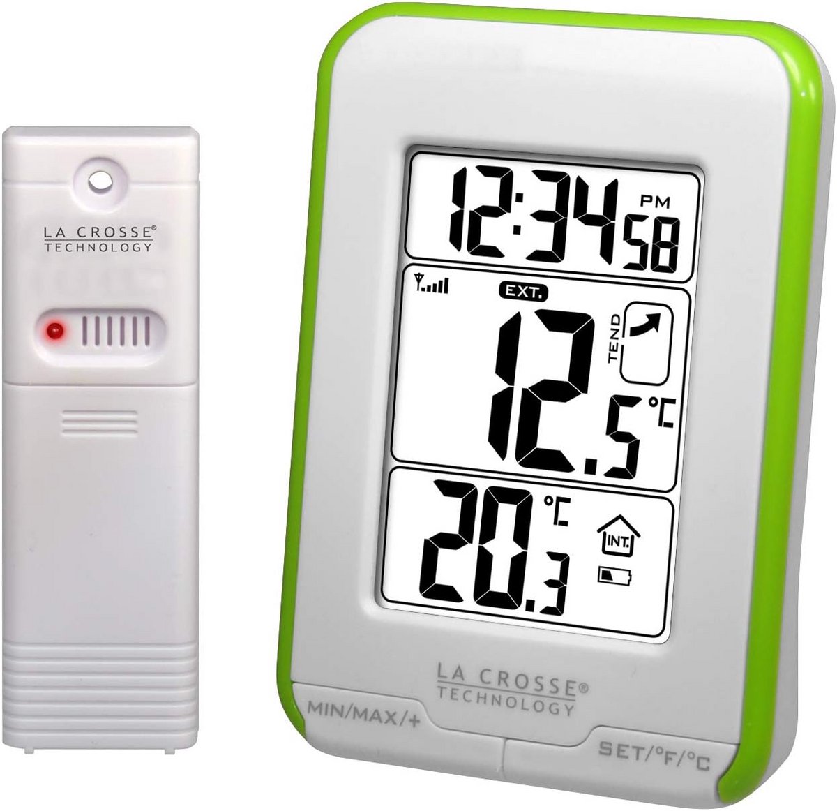 Draadloos Weerstation met Binnen- en Buitentemperatuur en 433MHz Zender