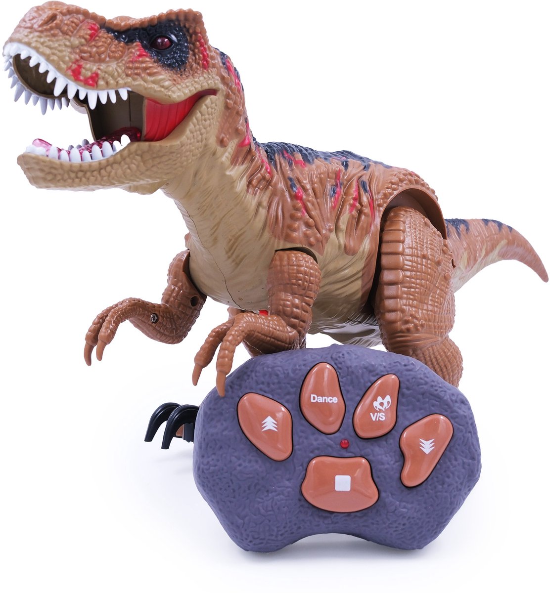 Zoem - RC T-Rex Dinosaurus met Licht en Geluid - Bestuurbaar - Speelgoed - Tyrannosaurus Rex