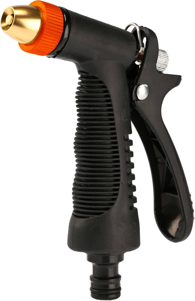 KADAX Spuitpistool van kunststof ABS en metaal, reinigingsspuit, waterspuit, tuinspuit, spuitpistool, tuindouche, handdouche (3 functies)