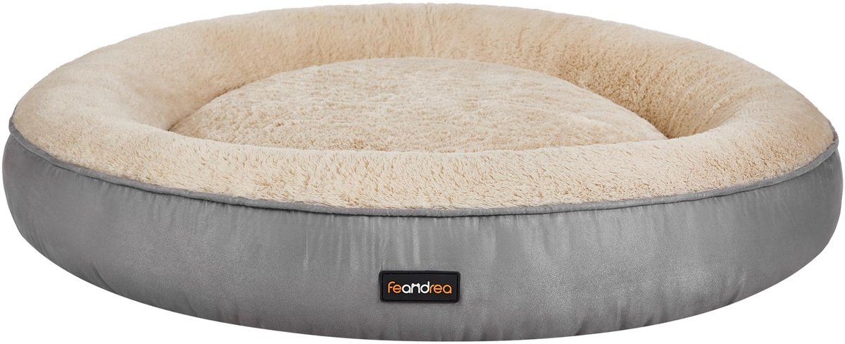 Feandrea hondenbed, kattenbed, donut, 80 cm d, lichtgrijs PGW080G01
