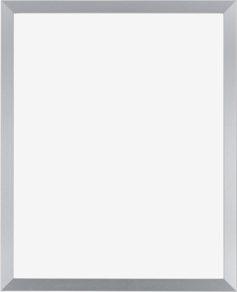 Dutch Frame Factory Fotolijst 40x55 cm - MDF - Zilver Glans - Cork