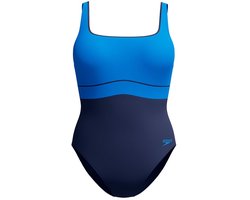 Speedo dames contour eclipse shaping badpak blauw