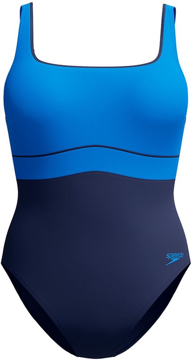 Speedo dames contour eclipse shaping badpak blauw