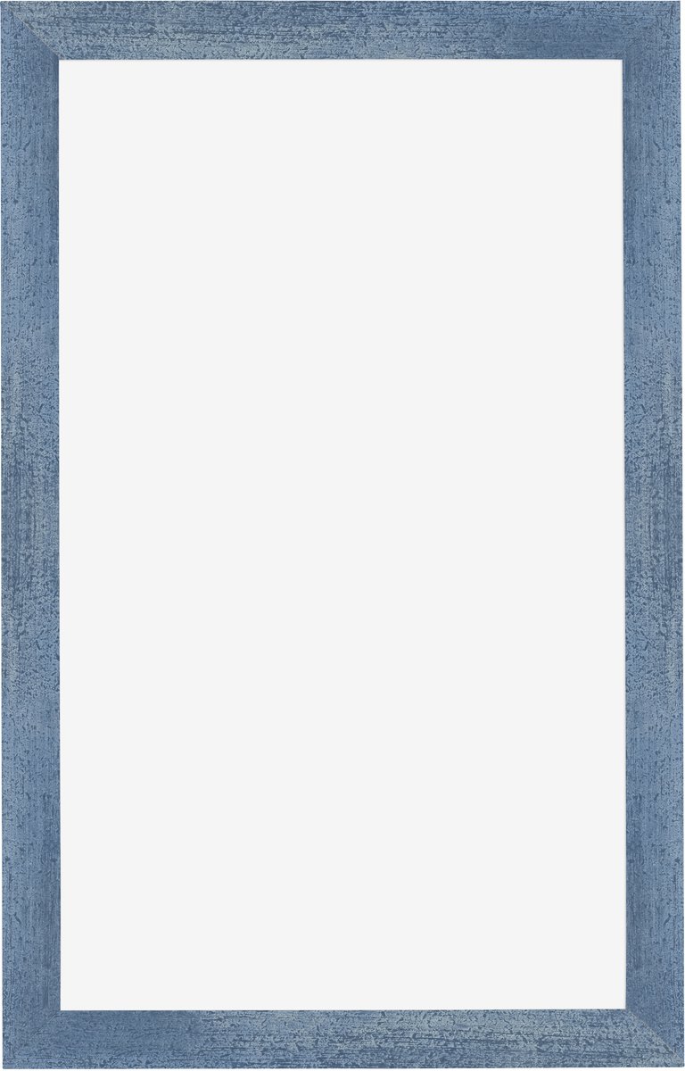 Fotolijst 30x50 cm - MDF - Helder Blauw Geveegd - Marseille