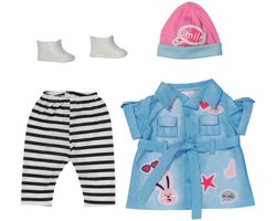 foto van BABY born Deluxe Jeansjurk - Poppenkleding 43 cm