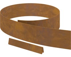 vidaXL - Roestig - 450 - x - 20 - cm - Cortenstaal