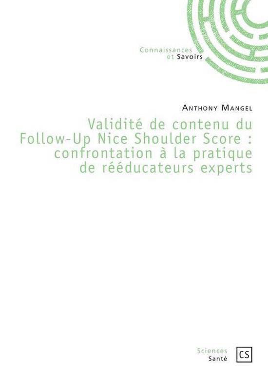 Validité de contenu du Follow-Up Nice Shoulder Score : conf ... - cover