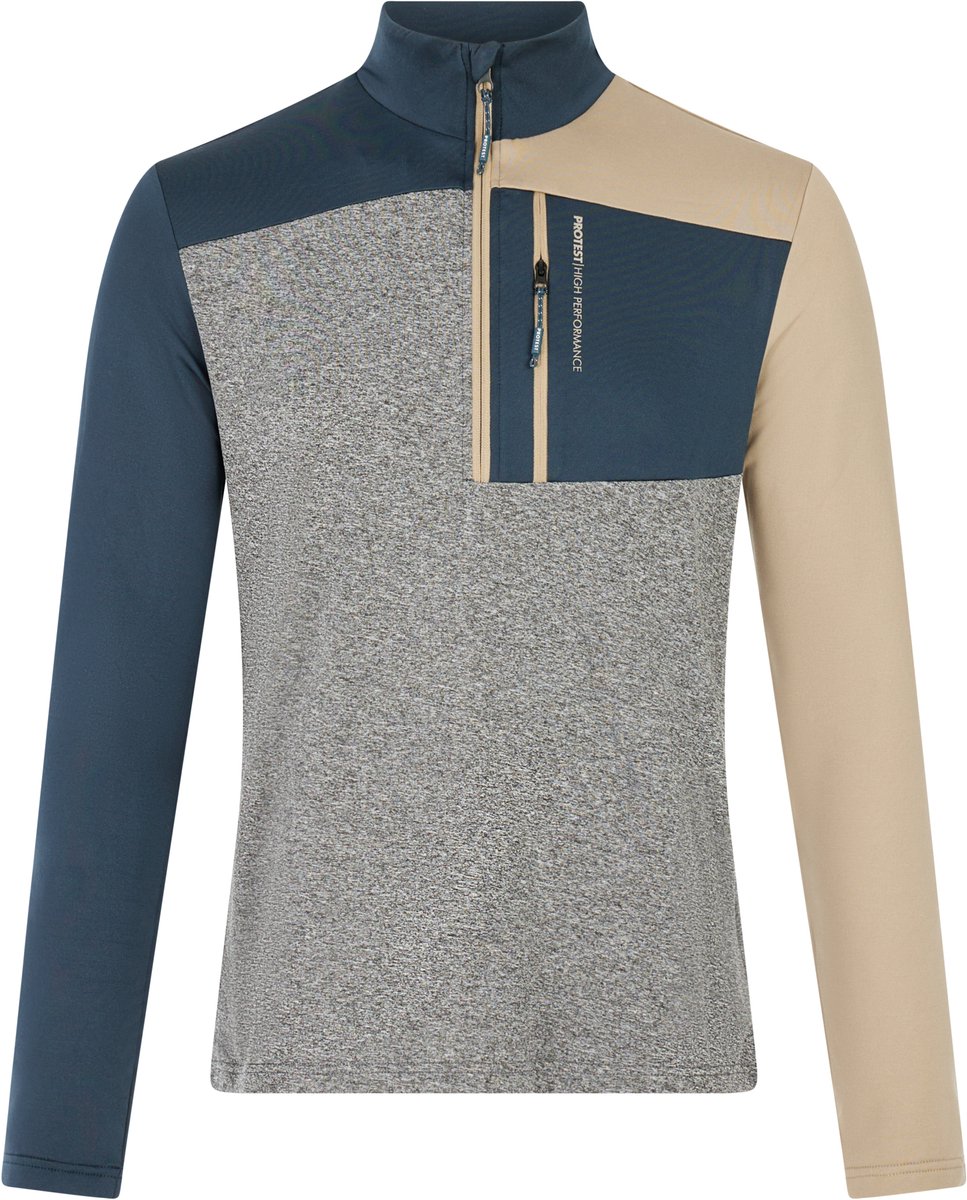 Protest PRTDraw Skipully Heren 1/4 rits Marineblauw
