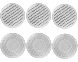Geschikt voor S6002UK stoomreiniger pads vervanging voor Shark S6002UK S8201UKCP stoomreiniger, herbruikbare stoom- en schrob-alles-in-één reinigingsmop pads, schrobben en ontsmetten roterende power pads