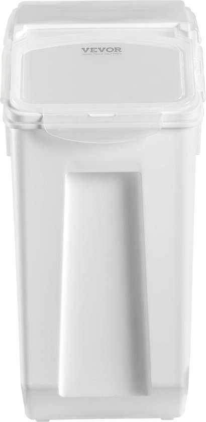 Verbor Containers VEVOR 2x20L opslagcontainer ingrediënten luchtdichte bloemcontainer ...