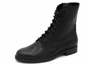 Durea Dames Veterboot - 9826-835-1898 Zwart - Wijdte H - Maat 7 (40.5)