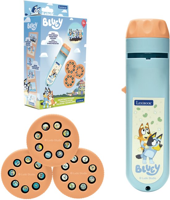 Lexibook - Bluey - Verhalenprojector en Zaklamp van Lexibook — afbeelding 2