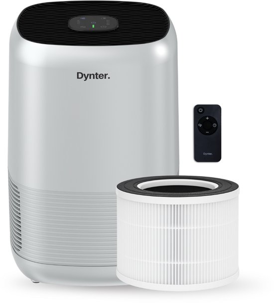 Dynter Luchtreiniger met HEPA Filter – Air Purifier tegen Allergie, Huisstofmijt & Hooikoorts