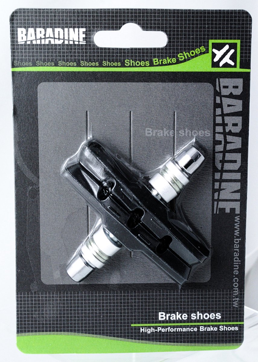 Baradine MTB - Remblokken - 72mm - Zwart - Originele Verpakking