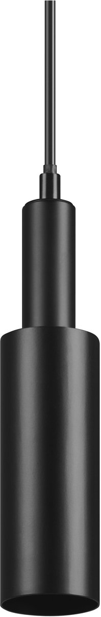 OSRAM cilinderrail hanglamp met GU10 fitting in zwart van staal, IP20 bescherming, geschikt voor keuken en woonkamer