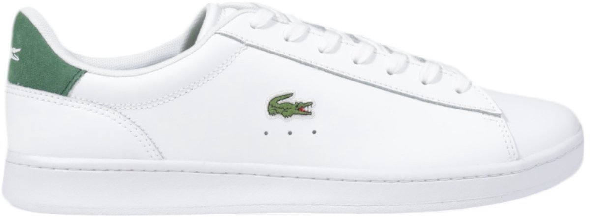 Lace-Up Rubber Sole Polyester Sneakers Groen