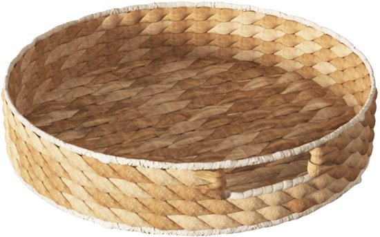 Plateau en roseau tressé Jacinthe Diamètre 35 cm