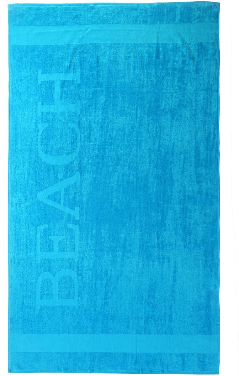 Strandlaken Beach - 100x200 cm - Aqua Blauw