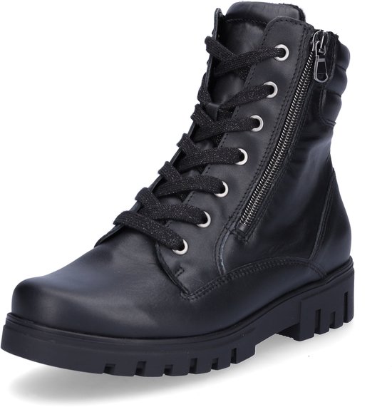 Waldläufer Dames laarzen schoenen H-Gesa enkellaarzen glad leer elegant