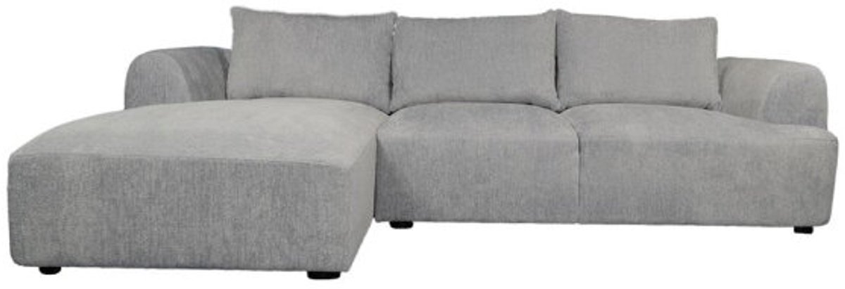 Tower Living Canterbury hoekbank 2,5-zits chaise longue links stof Mona taupe 293x170x87 cm Bruin