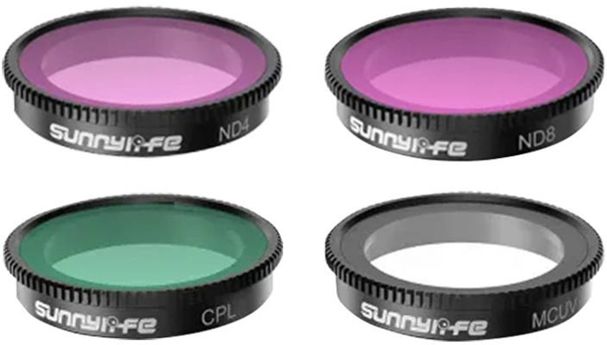 Sunnylife Mcuv Cpl Nd4 Nd8 Filterset Voor Insta360 Go 3 2 Bescherming