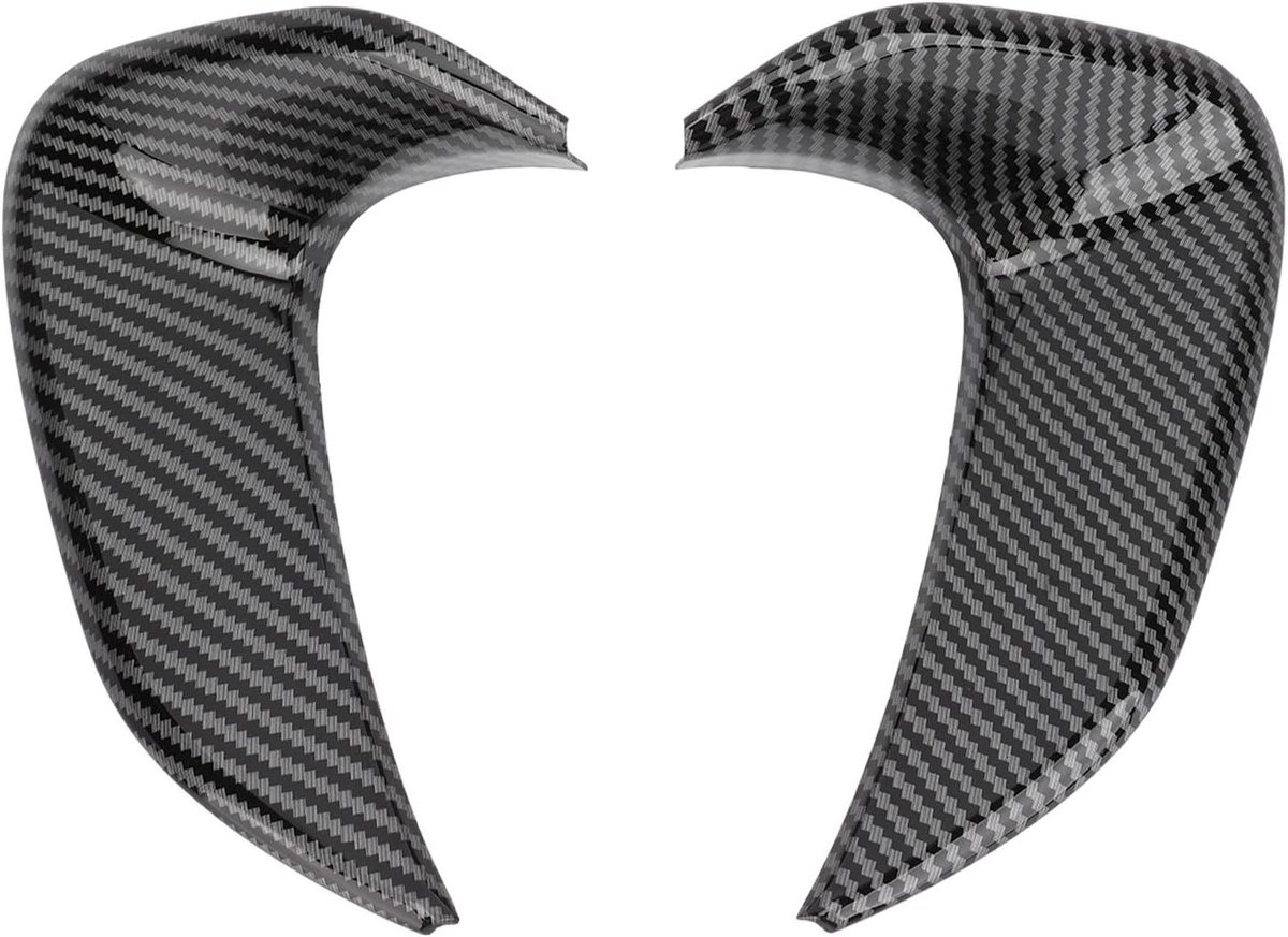 Binnendeur Handvat Cover Trim voor Cross Auto 2020 2021 - Set van 2 - Koolstofvezel - Interieur Frame Panel Covers met Sticker - Accessoires voor Auto Tuning