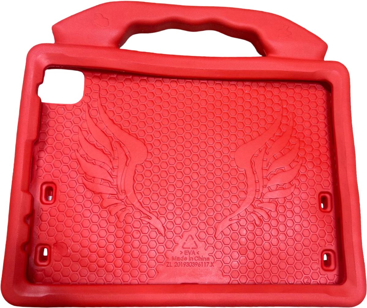 iPad Pro 11 Air 4 10.9 kinderhoes stand rood zwart duim
