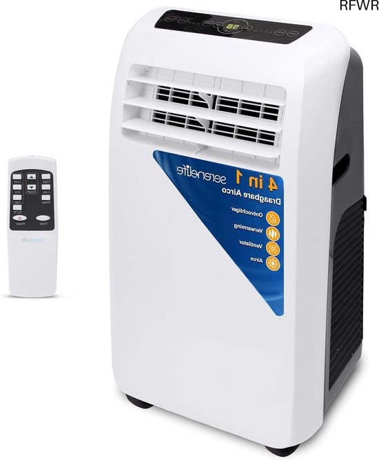 Draagbare airconditioner, 3-in-1 verdampingsluchtkoeler, oscillatie, timer 1-7 uur, 3 snelheden