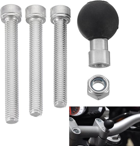 Evermotor Universal Motorrad Runde Rückspiegel Lenkerspiegel Spiegel Set E-Geprüft E-Mark Quad Evermotor Universal Motorrad Runde Rückspiegel Lenkerspiegel Spiegel Set E-Geprüft E-Mark Quad