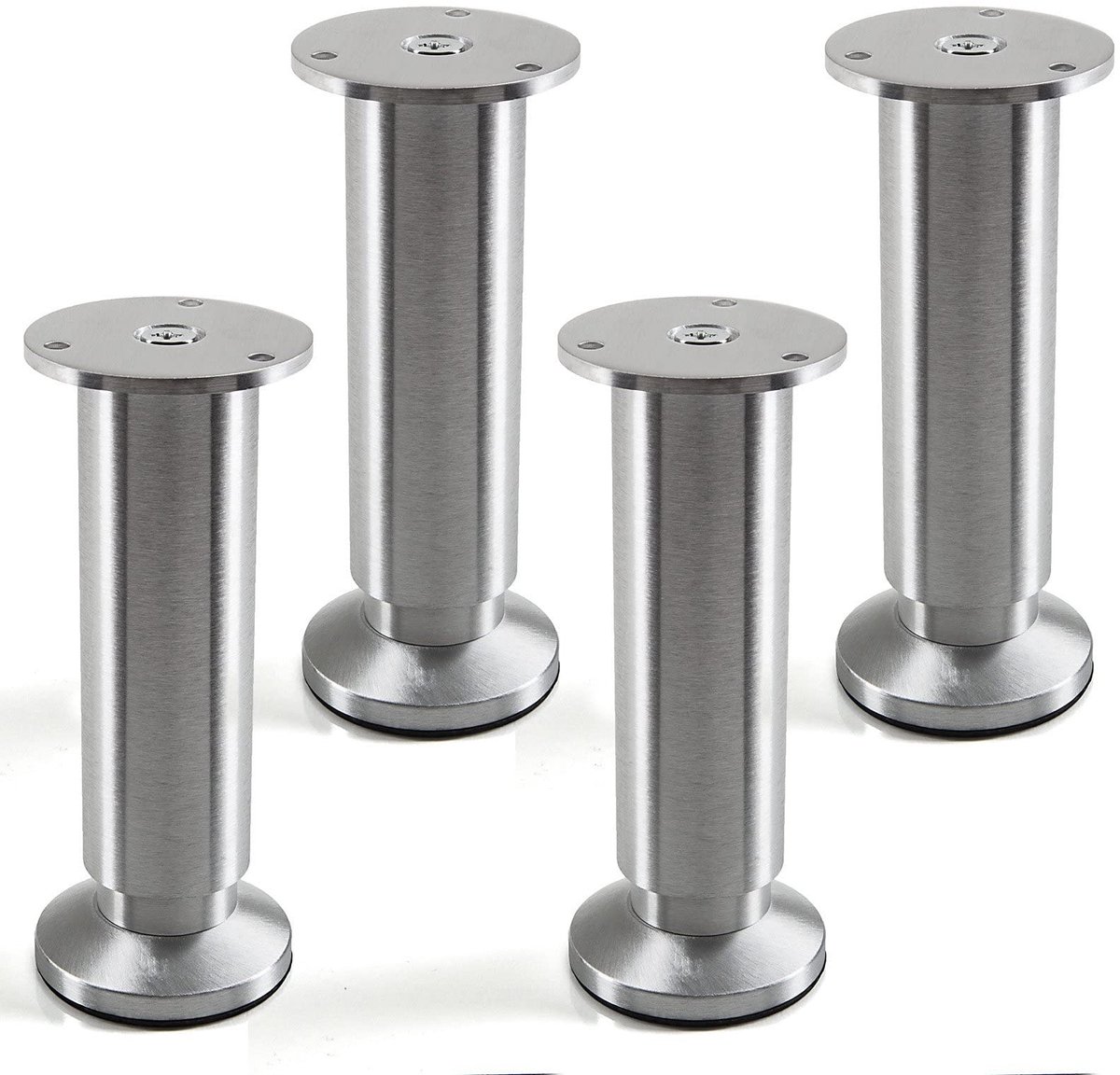 Ibenzoa® Stijlvolle en Stevige Meubelpoten Set van 4 met Hoogteverstelling voor Zware Meubels