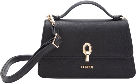 Sac à main L.CREDI sac à bandoulière Petronella Handle Bag Noir noir