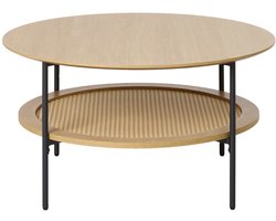 Salontafel Pensacola Naturel Ø80cm - Giga Living
